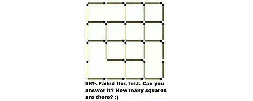 How many squares - Riddle solution