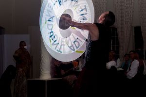 LED stick dancer at Corporate Event Photography