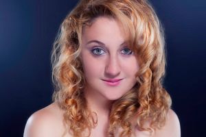 Portrait photo in studio